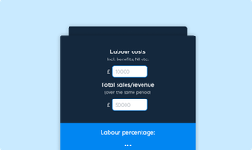Labour percentage calculator