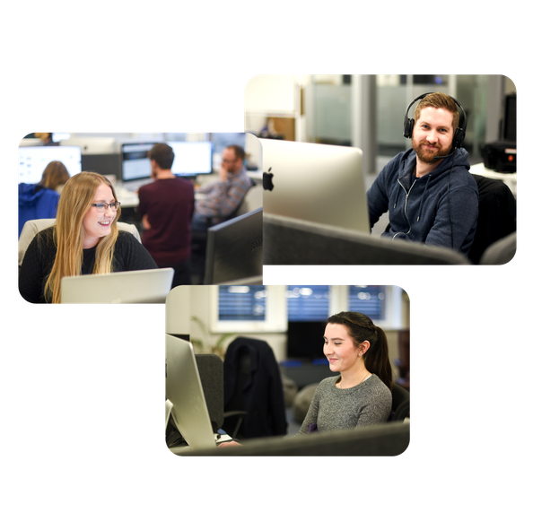 Some of the RotaCloud support team.