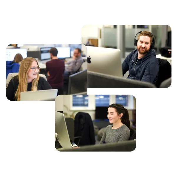 Some of the RotaCloud support team.