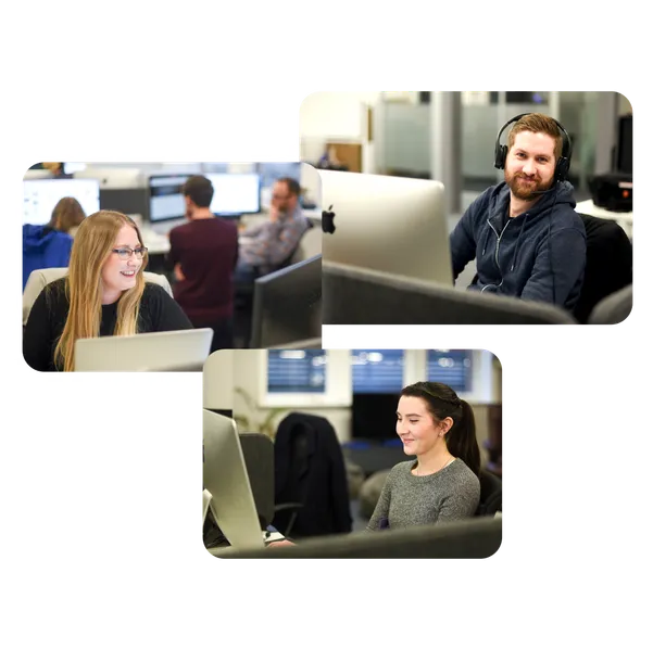 Some of the RotaCloud support team.