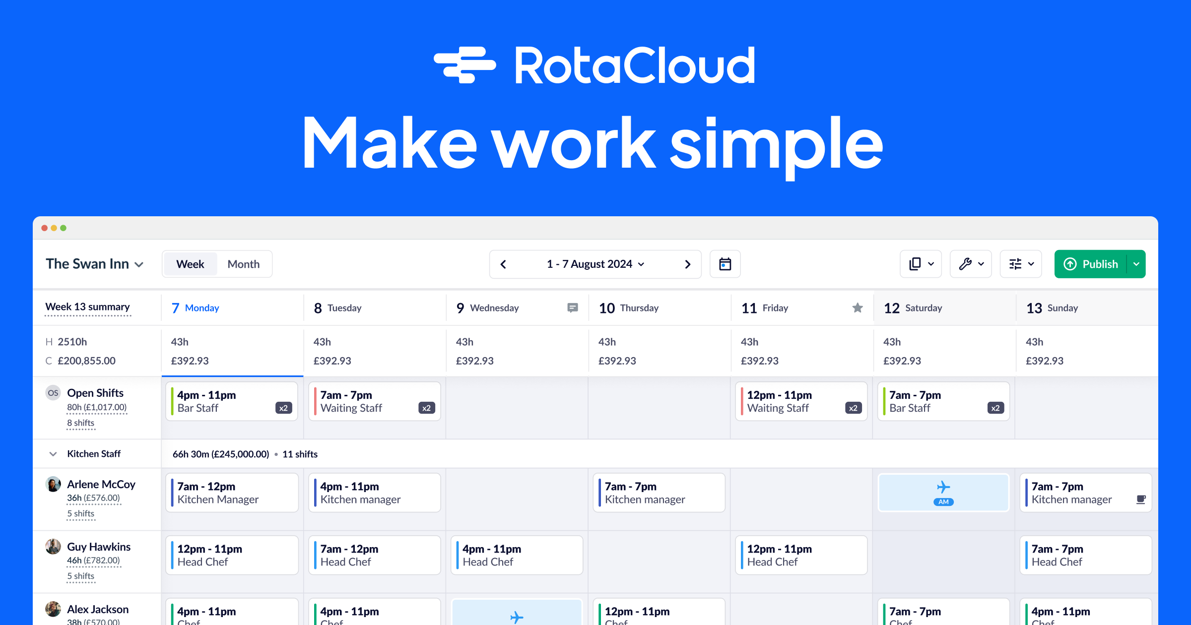 Download Android IOS Mobile App RotaCloud