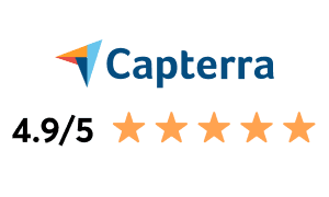 4.9 stars out of 5 on Capterra